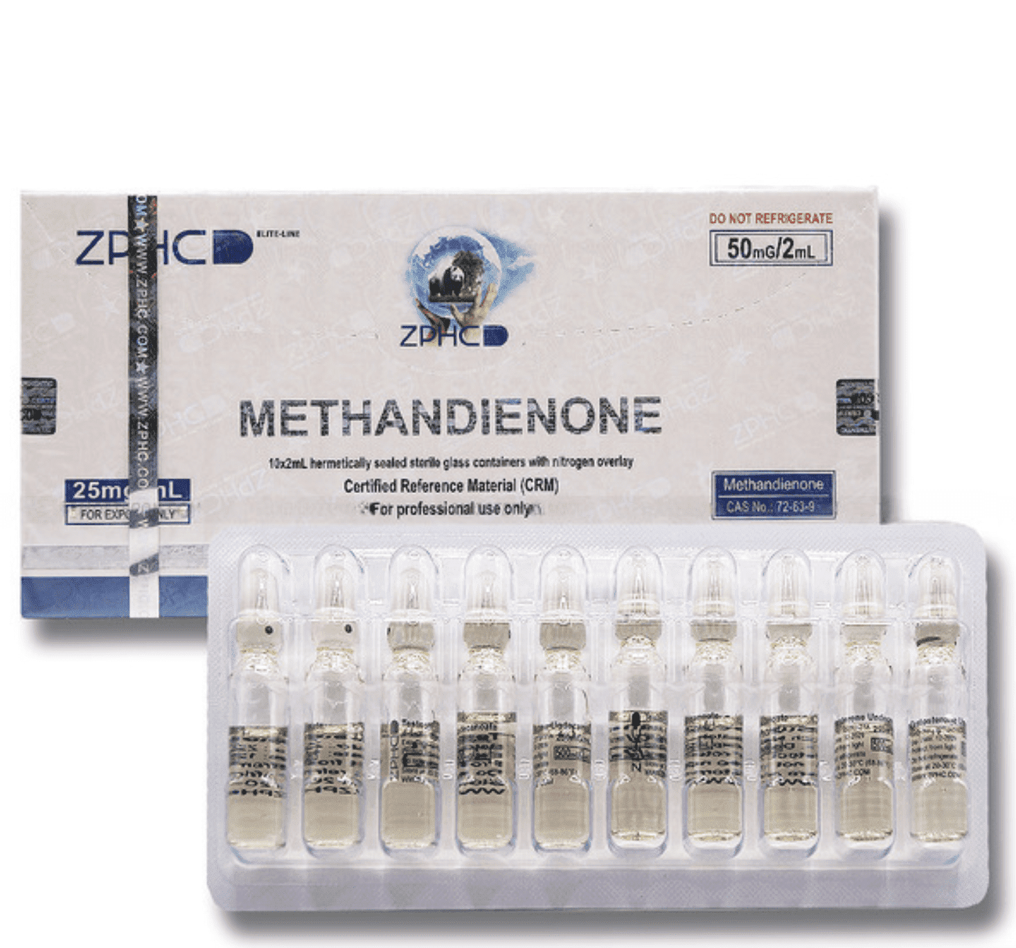 Methandienone Inj. amp. 50mg/2ml ZPHC