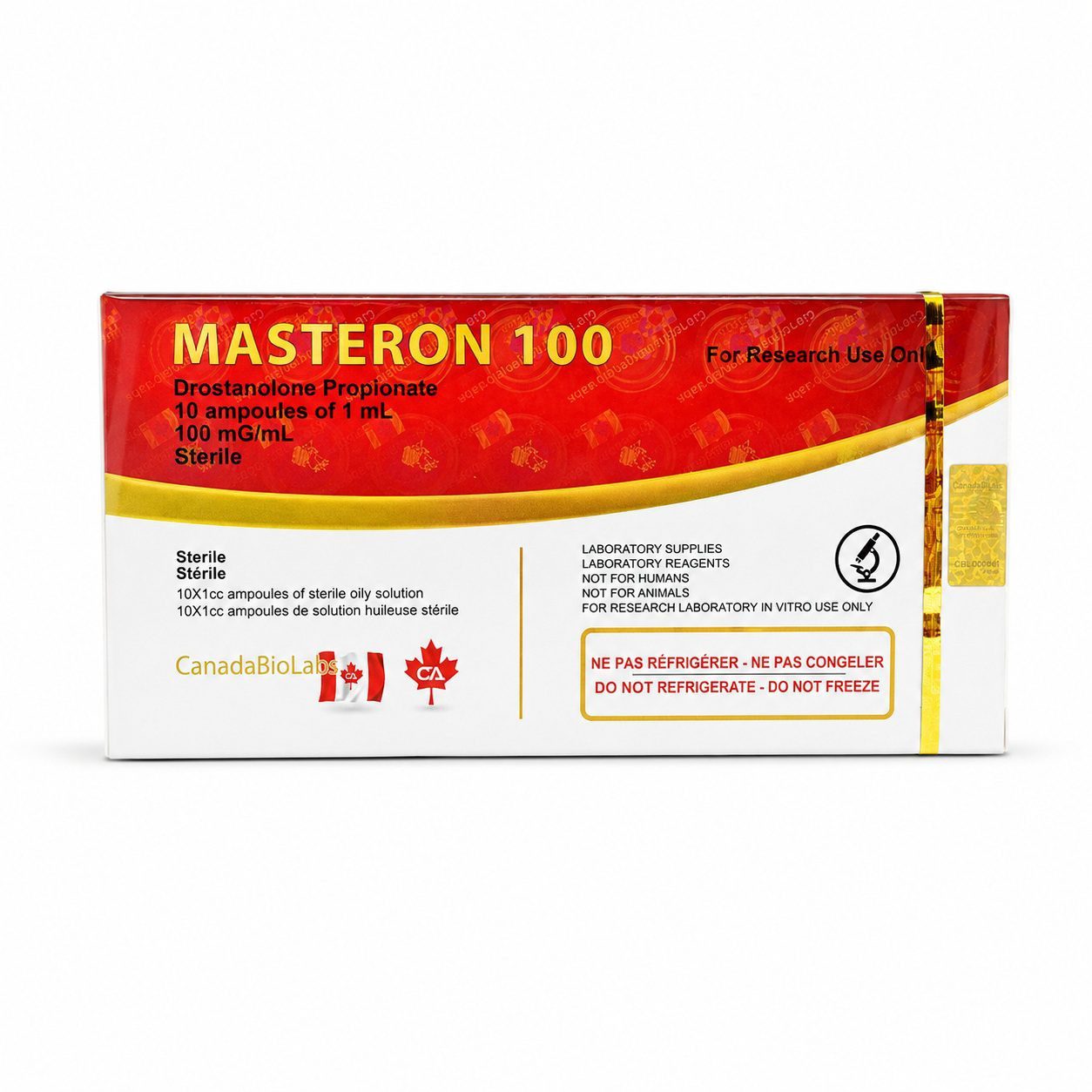 CanadaBioLabs MASTERON 100MGML - ЦЕНА ЗА 10 АМПУЛ